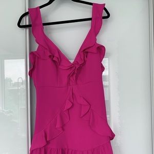 Hot pink summer dress bought from M boutique.